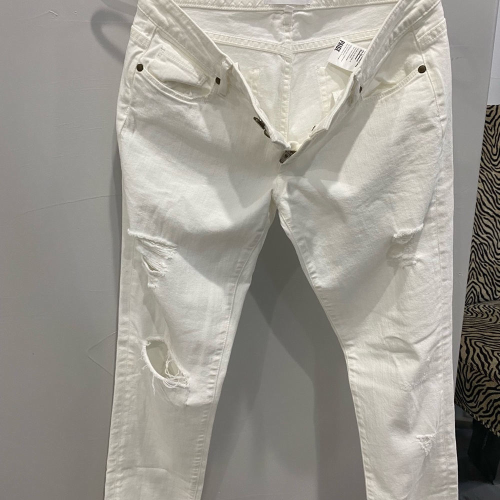 Paige 25 Jimmy Jimmy Skinny Distressed Jeans